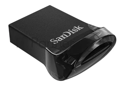 Флешка USB Sandisk CZ430 Ultra Fit (SDCZ430-032G-G46), 32Gb, USB 3.1, R/W 130/40, черный