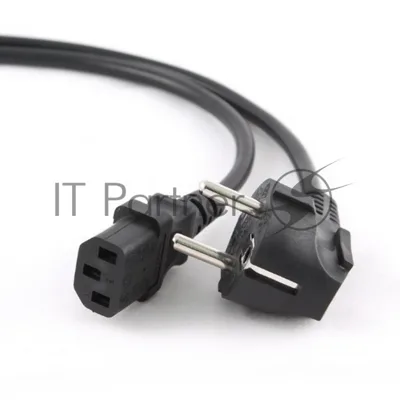Кабель питания Cablexpert PC-186-10, 3.0м, Schuko- C13, 6А, черный, с заземлением