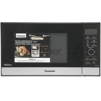 Микроволновая печь Panasonic NN-GD38HSZPE черный, 23 л, 1000 Вт, переключатели - сенсор, поворотный механизм