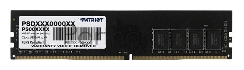 Оперативная память Patriot Signature, DDR4, 8GB (1x8 GB), 2666 MHz, CL19, DIMM