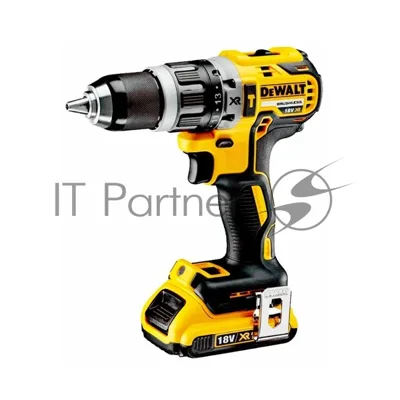 Дрель-шуруповерт аккумуляторная DeWalt DCD796D2-QW, 18В, 2 АКБ, Ударная, Кейс
