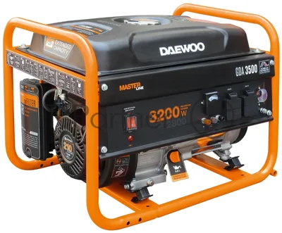 Генератор DAEWOO GDA 3500 2.8/3.2кВт 230В 208см3 7.0лс 15л 2х230В 38кг