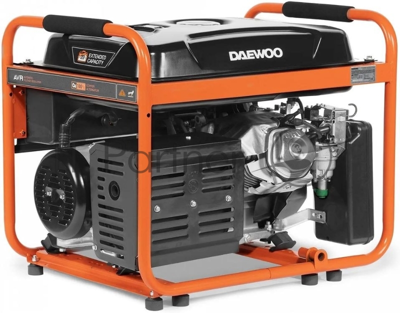 Генератор DAEWOO GDA 7500E-3 6.0/6.5кВт 230/400В 425см3 15.0лс 25л 1х230В 1х400В 79кг