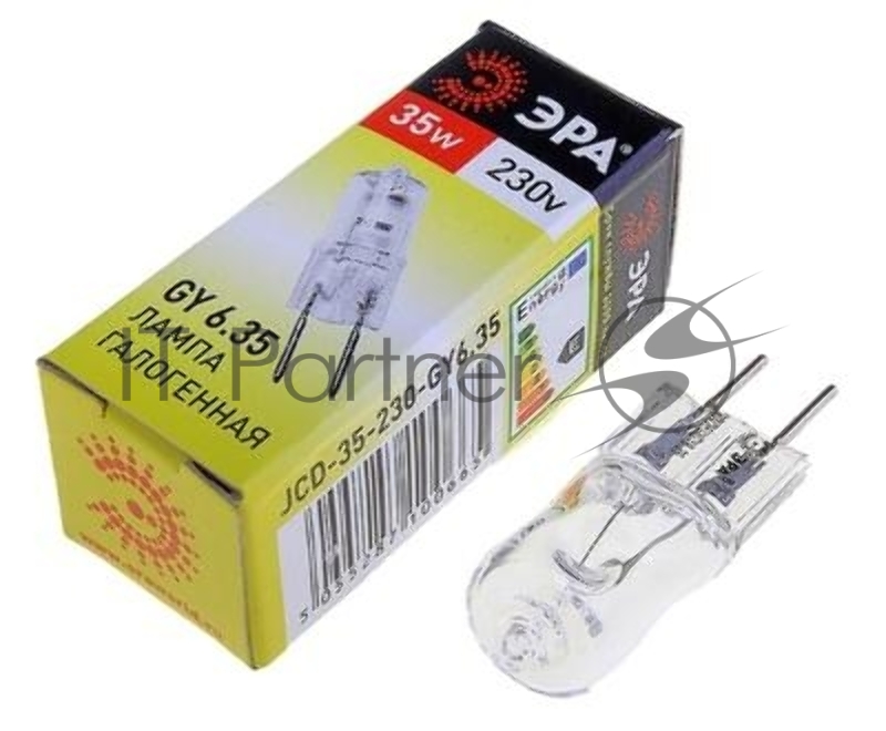 Лампа галогенная ЭРА GY6.35-JCD-35W-230V(100/1000/35000)