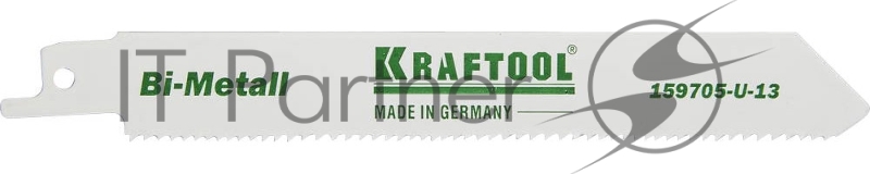 Полотно пильное KRAFTOOL 159705-U-13 INDUSTRIE QUALITAT BiMetaLL по мет.,дереву шаг1.8-2.5мм 130мм