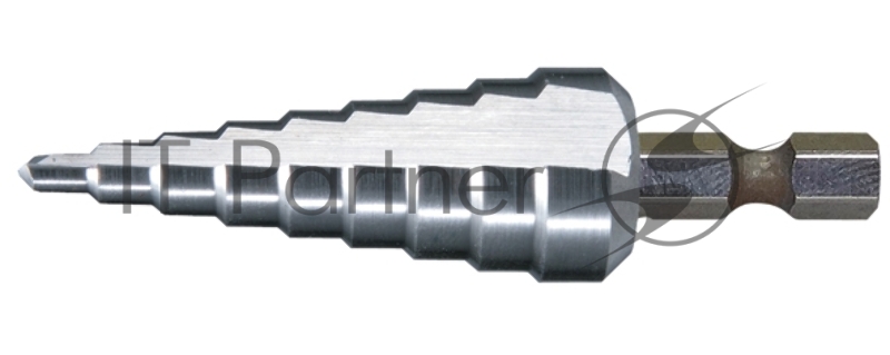 Сверло MAKITA D-40098  ступенчатое, HSS, 9 ступеней, 4-20мм, шестигр.хв.1/4''