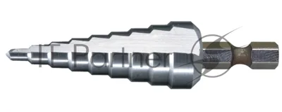 Сверло MAKITA D-40098  ступенчатое, HSS, 9 ступеней, 4-20мм, шестигр.хв.1/4''
