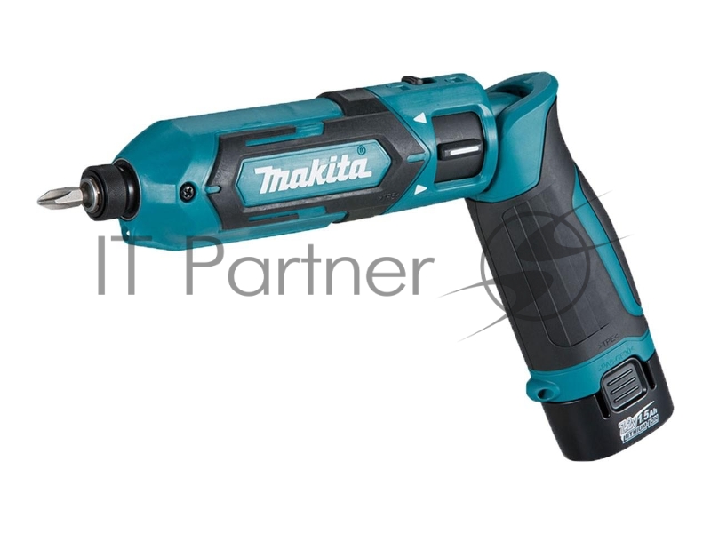 Отвертка аккумуляторная MAKITA TD022DSEак уд 7.2В 2х1Ач Li-Ion 2450об/м 25Нм 1/4'' 0.56кг сумка подсветка