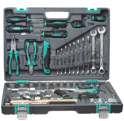Набор инструментов Stels 141111/2'' 1/4'' CrV пластиковый кейс  98 предм.