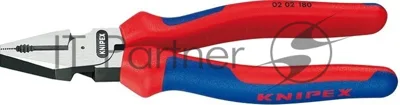 Плоскогубцы KNIPEX KN-0202180 силовые кованая сталь