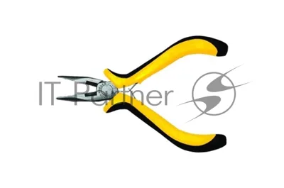 Тонконосы FIT 51633мини черно-желтая мягкая ручка никел.антикор.покрытие