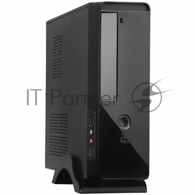 Компьютерный корпус MiniITX ExeGate MI-209 Black, miniITX/mATX, (M300, 80мм), 2хUSB, Audio