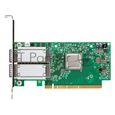 Плата сетевого контроллера MELLANOX ConnectX-5 VPI adapter card, EDR IB (100Gb/s) and 100GbE, dual-port QSFP28, PCIe3.0 x16, tall bracket, ROHS R6