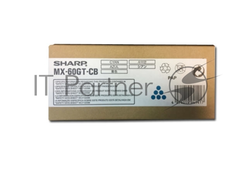 Картридж лазерный голубой Sharp Sphinx/Phoenix/Griffin (12K) MX60GTCB/MX61GTCB