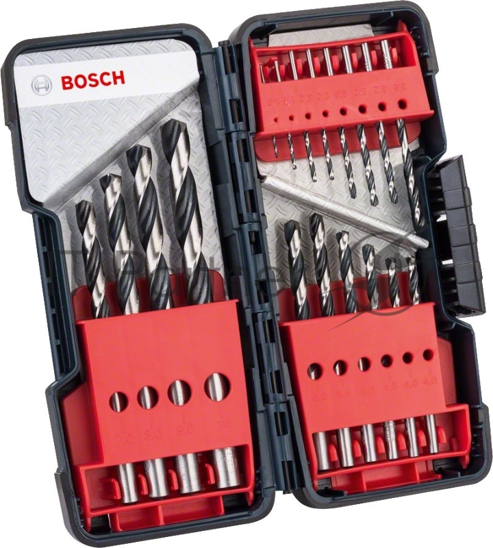 Набор Сверл Bosch 2608577350  HSS PointTeQ 18шт ToughBox D1-10