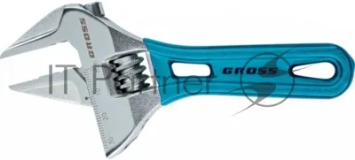 Ключ разводной Gross 15564 (0 - 15 мм) 120 мм