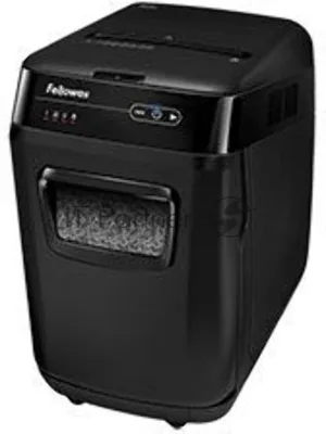Шредер Fellowes AutoMax 200M микрорезка, автоподача, DIN P-5, 2х14 мм, 200 лст. 32 лтр.