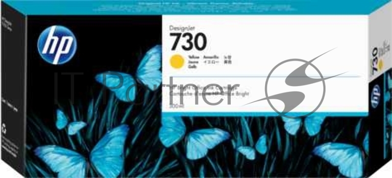Картридж струйный HP 730 желтый для DesignJet T1700 (44") 300мл