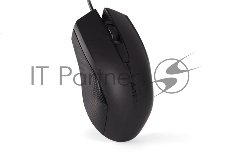 Мышь проводная A4Tech OP-760 черный, 1200 dpi, USB, кнопки - 3