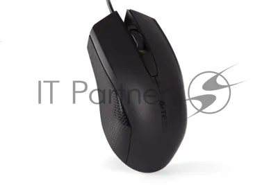 Мышь проводная A4Tech OP-760 черный, 1200 dpi, USB, кнопки - 3