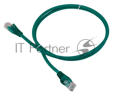 Патч-корд LANMASTER LSZH UTP cat.5e, 2.0 м, зеленый