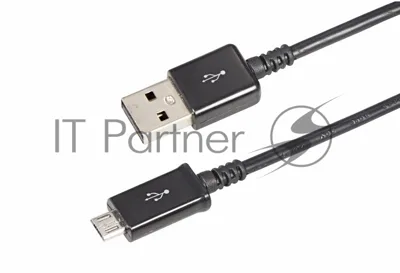 Кабель Rexant USB кабель microUSB длинный штекер 1М черный