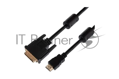 Кабель Rexant (17-6307) ШнурHDMI - DVI-Dgold7Мс фильтрами