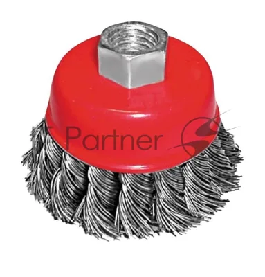 Кордщетка FIT 39467чашка 75мм витая гайка м14