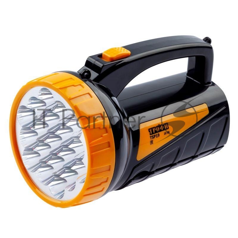Фонарь ТРОФИ TSP19 19+18xLEDаккумуляторный 4V2Ah ЗУ 220V