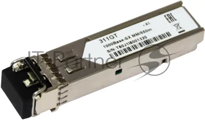 Трансивер D-Link 311GT/A1A SFP-трансивер с 1 портом 1000Base-SX для многомодового оптического кабеля (до 550 м)