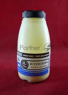 Тонер для Kyocera TK-5230Y, P5021/M5521 Yellow (фл. 35г) 2.2K B&W Premium фас. Россия