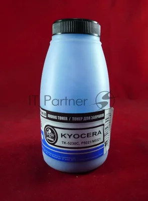 Тонер для Kyocera TK-5230C, P5021/M5521 Cyan (фл. 35г) 2.2K B&W Premium фас. Россия