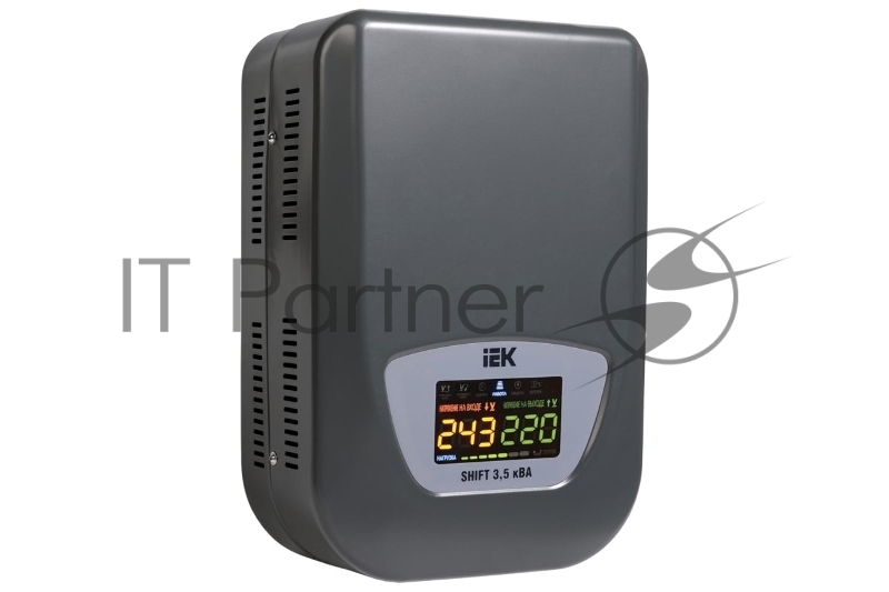 Стабилизатор напряжения IEK IVS12-1-03500 настенный серии Shift 3,5 кВА IEK