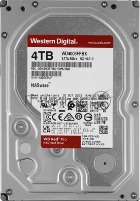 Жесткий диск HDD WD Red Pro 4Tb 7200rpm SATA 256Mb 3.5"