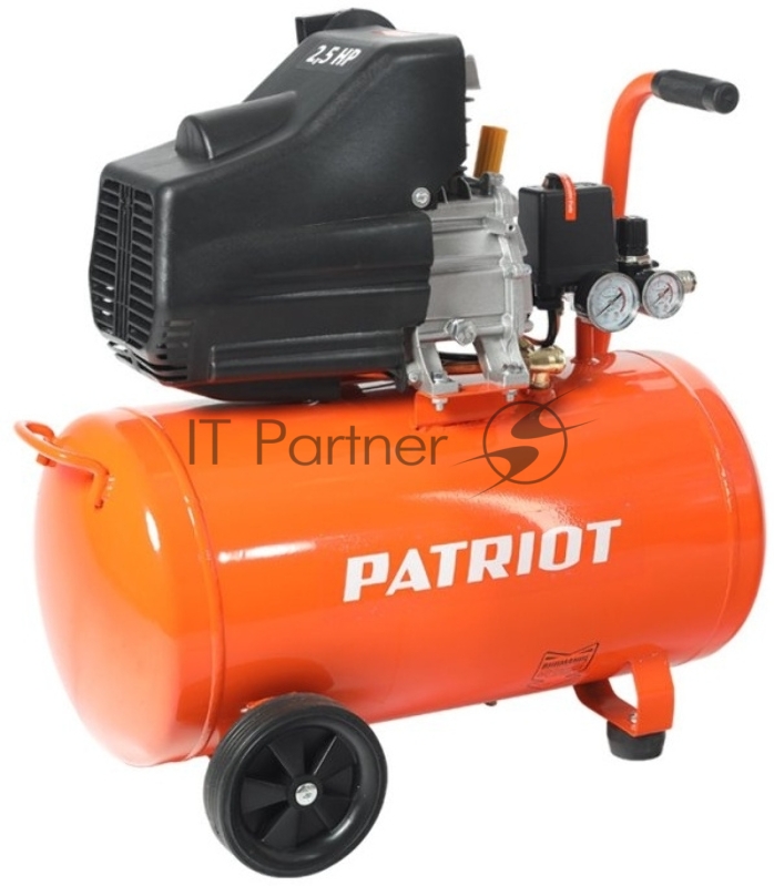 Компрессор Patriot EURO 50/2601.8кВт 220В 260л/мин 50л выход быстросъем елочка 8мм