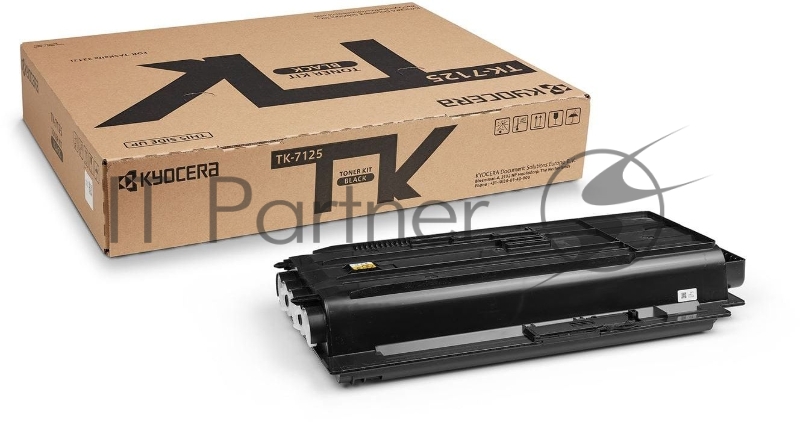 Картридж лазерный Kyocera TK-7125 (1T02V70NL0) черный для TASKalfa 3212i 20000 стр.