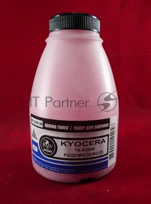 Тонер для Kyocera TK-5150M, P6035/M6035/M6535 Magenta (фл. 140г) Black&White Premium