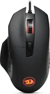 Мышь проводная Redragon Gainer черный, 3200 dpi, USB, кнопки - 6