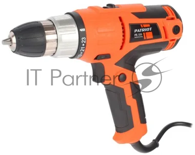 Дрель-шуруповерт Patriot FS 306, 300 Вт, 35 Нм, щеточный