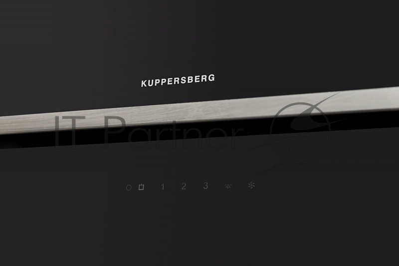 Вытяжка каминная Kuppersberg F 600 B черный/нержавеющая сталь, 60 см, 650 куб. м/ч, 47 дБ
