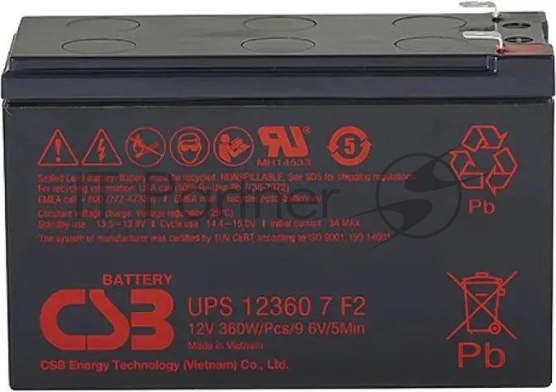 Батарея для ИБП CSB UPS123607 (12V 7.5Ah)