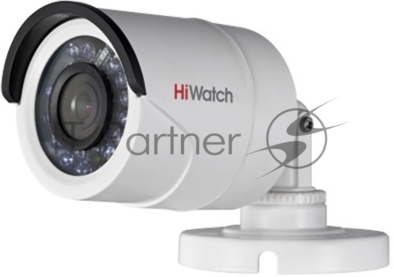 Камера видеонаблюдения аналоговая HiWatch DS-T200 (B) 3.6-3.6мм HD-CVI HD-TVI цветная корп.:белый (DS-T200 (B) (3.6 MM))