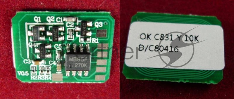 Чип ELP для OKI C831/841, Yellow, 10K (44844505) (ELP Imaging)