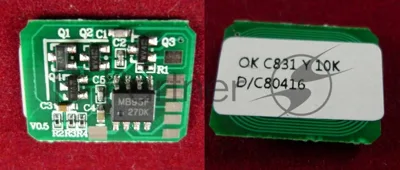 Чип ELP для OKI C831/841, Yellow, 10K (44844505) (ELP Imaging)