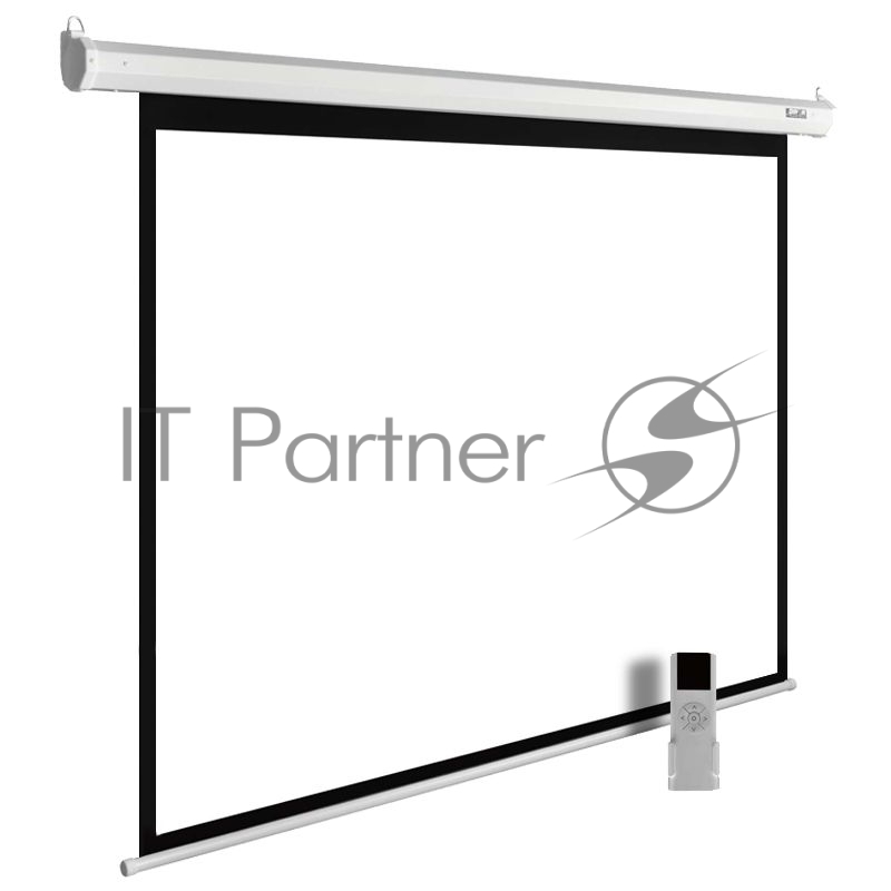 Экран Cactus 165x220 см MotoExpert CS-PSME-220x165-WT 4:3 настенно-потолочный рулонный белый (моторизованный привод)