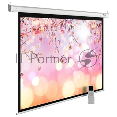 Экран Cactus 220x220 см MotoExpert CS-PSME-220x220-WT 1:1 настенно-потолочный рулонный белый (моторизованный привод)
