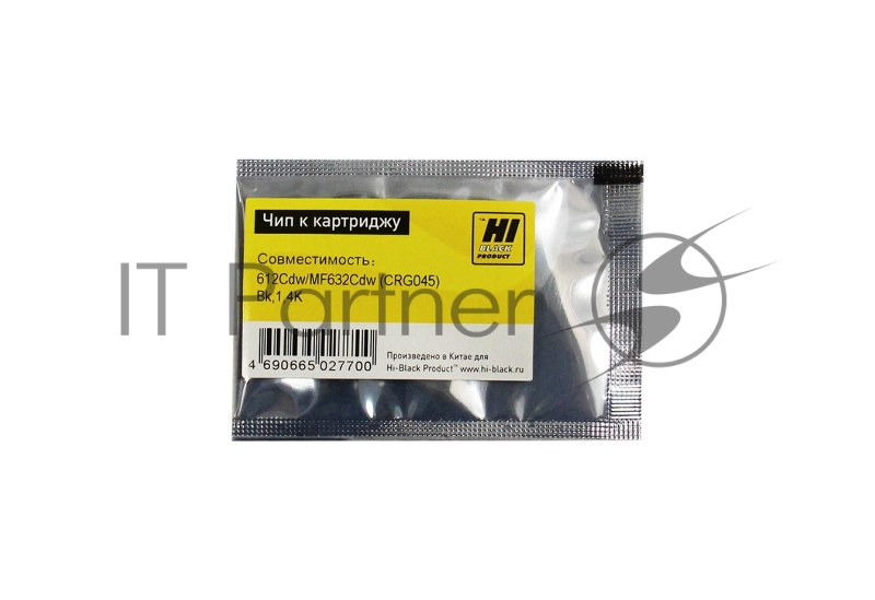 Чип Hi-Black к картриджу Canon Color imageCLASS/LBP612Cdw/MF632Cdw (CRG 045) Bk, 1,4K