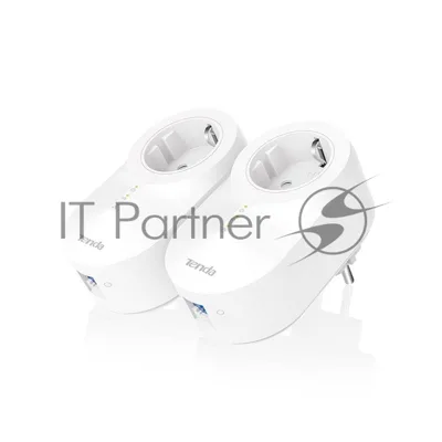 Сетевой адаптер Tenda PH6 набор 2хPowerLine адаптеров AV1000 с проходной Евро розеткой