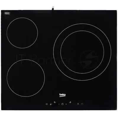 Электрическая варочная поверхность Beko HIC 63401 T, 3 конфорки, с зоной расширения, стеклокерамика, 5700 Вт