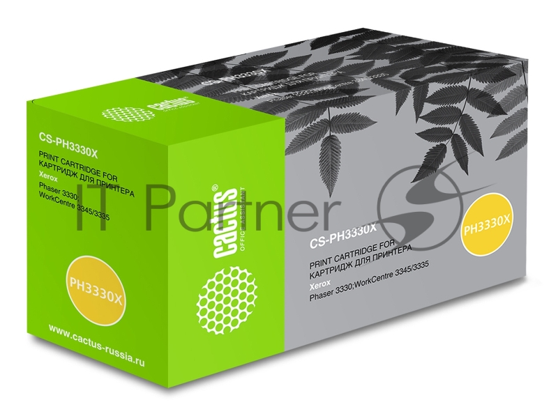 Картридж лазерный Cactus CS-PH3330X (106R03623) черный (15000 стр.) для Xerox Phaser 3330/WC3335